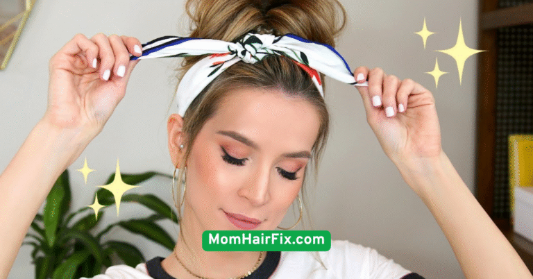 Messy Bun with a Headband