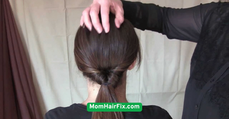 The Classic Low Ponytail with a Twist