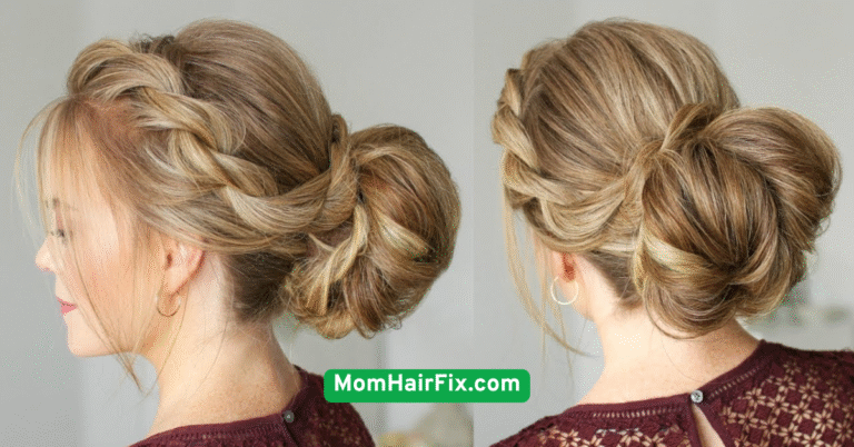 The Messy Bun with a Twist