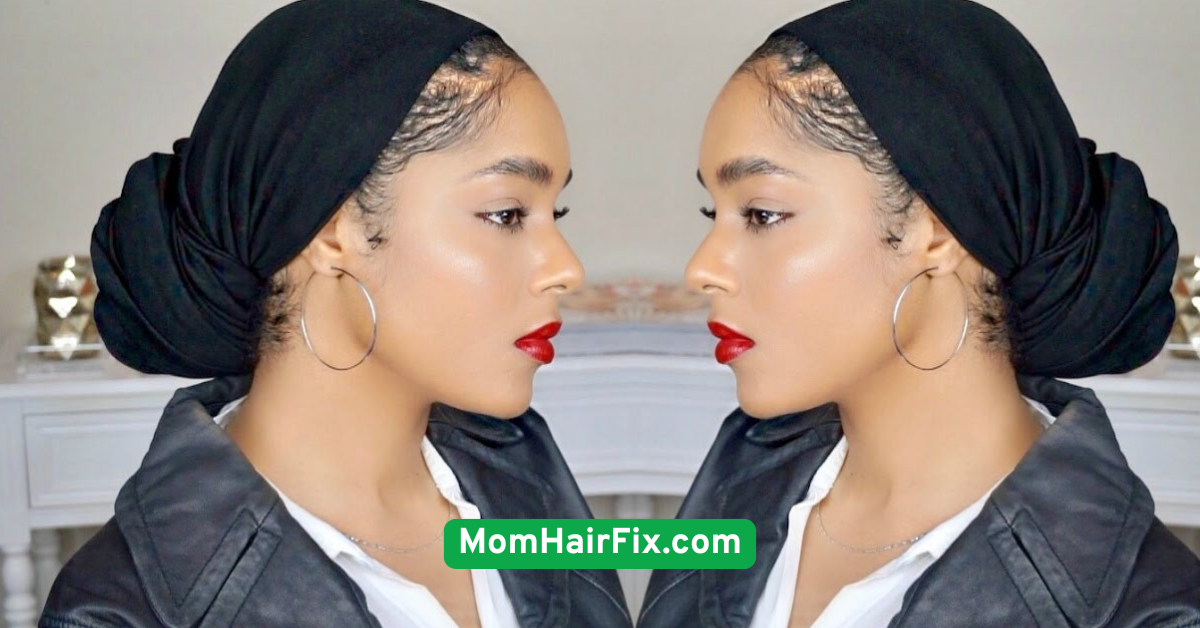10. Scarf-Wrapped Bun