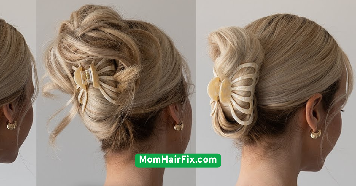 Two-Minute Hair Claw Twist