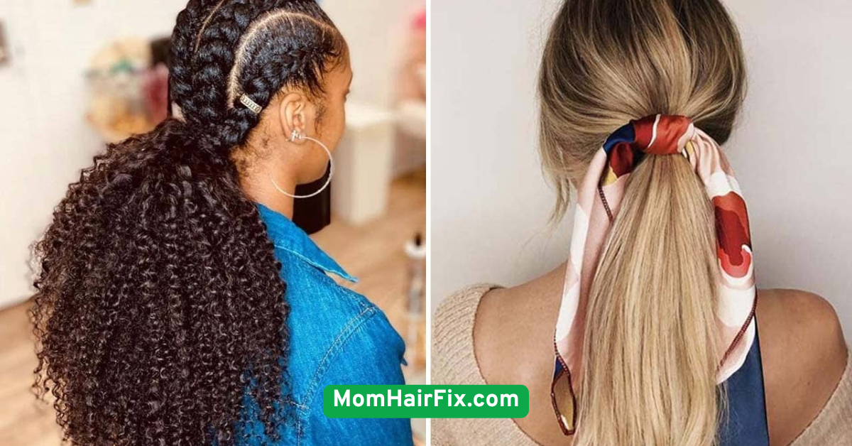 Loose Low Ponytail