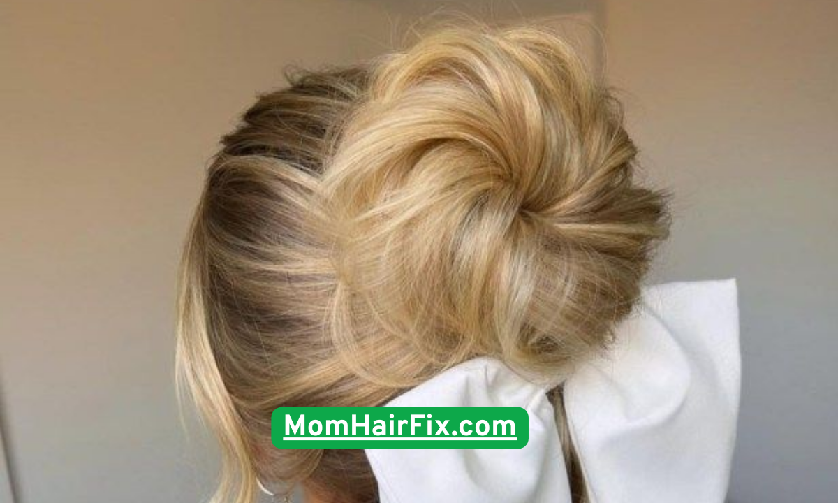 The Slicked-Back Mom Bun