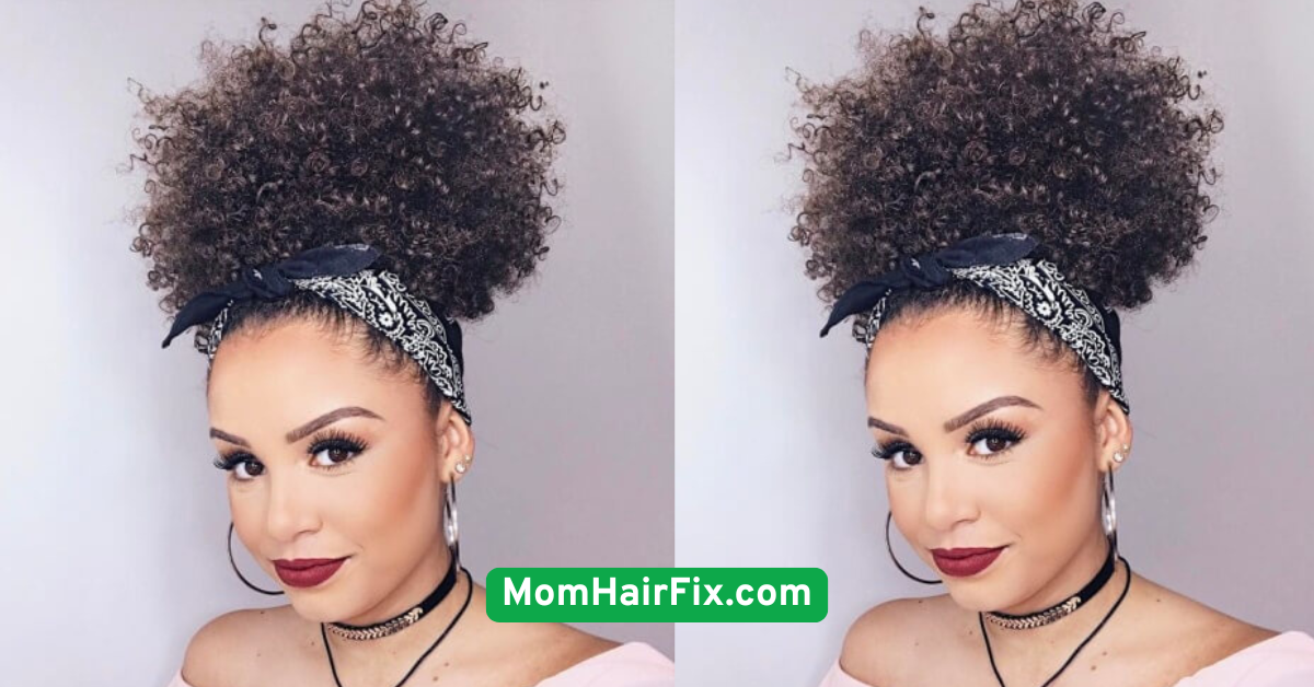 15. Curly Puff with Headband landscap
