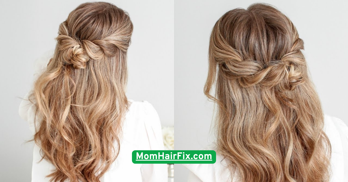 Half-Up Twist Back