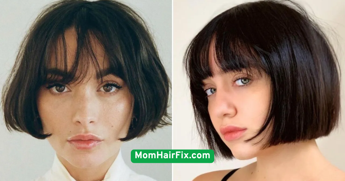 Baby Bangs and Micro Bob Combo