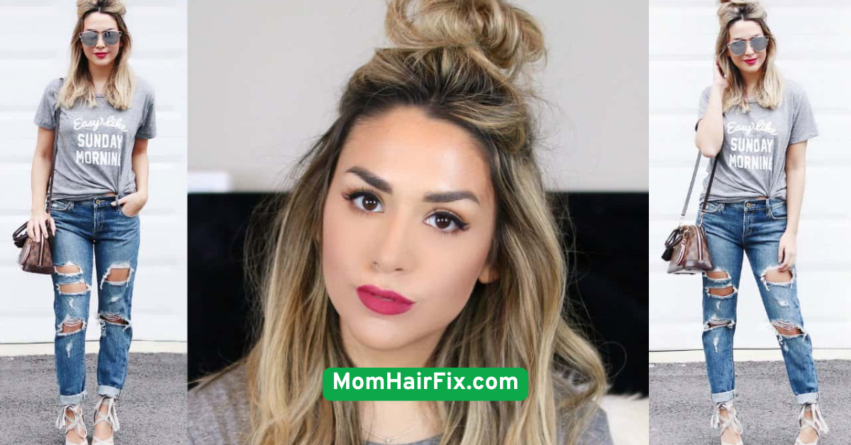 Messy Top Knot That Looks Chic