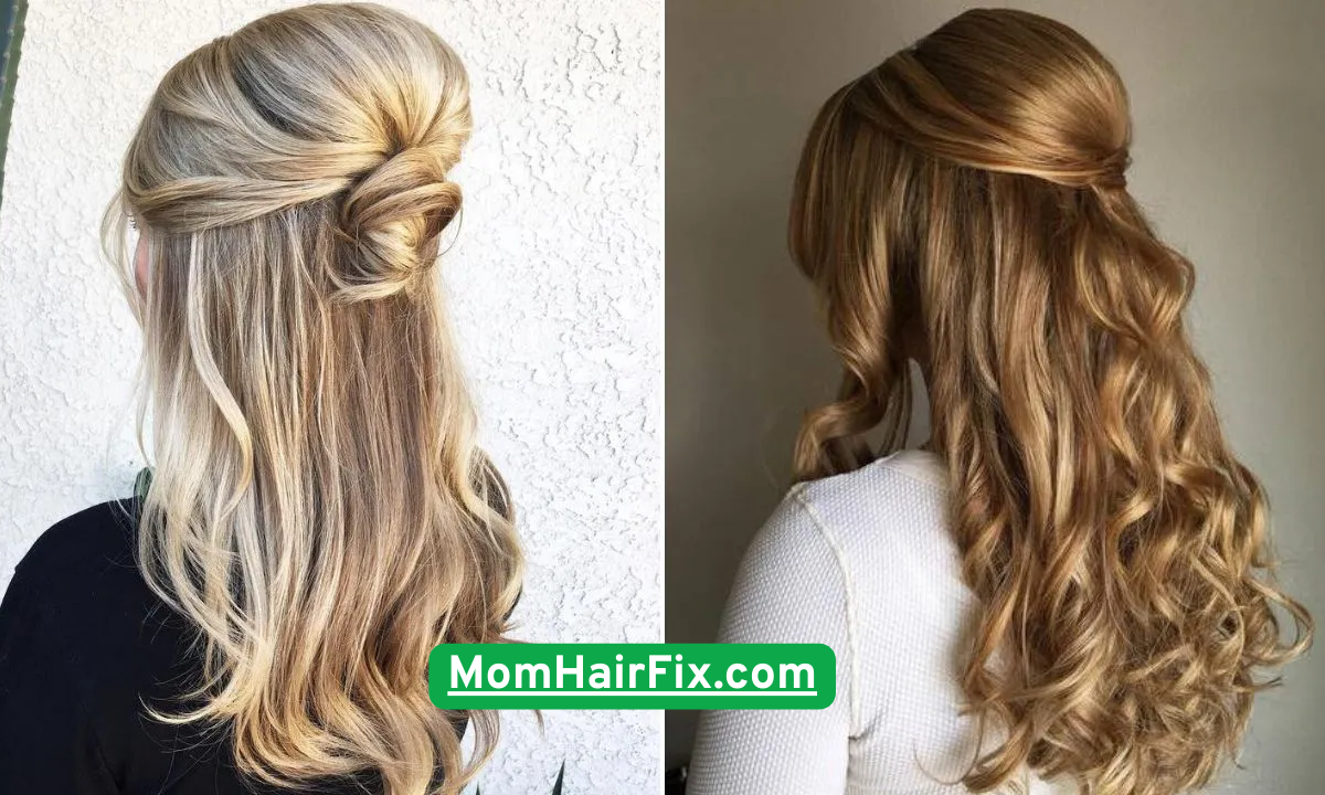 Half-Up Knot for an Instantly Chic Look