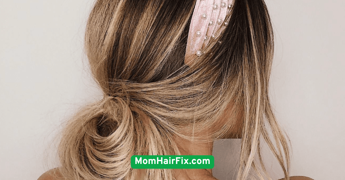 Soft Messy Bun with Tendrils