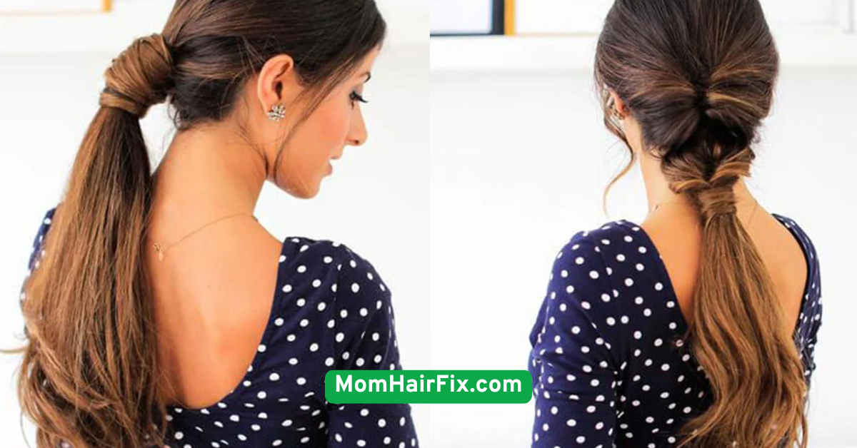 The Sleek Low Ponytail with a Twist