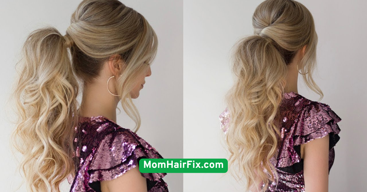 Curled Ends Ponytail