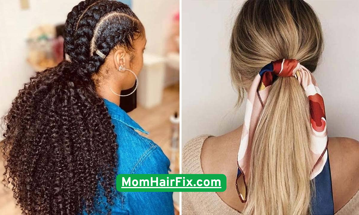 Sleek Low Ponytail with a Twist