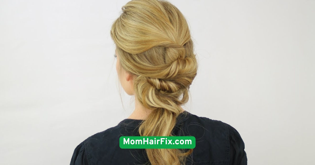 Classic Low Ponytail with a Twist