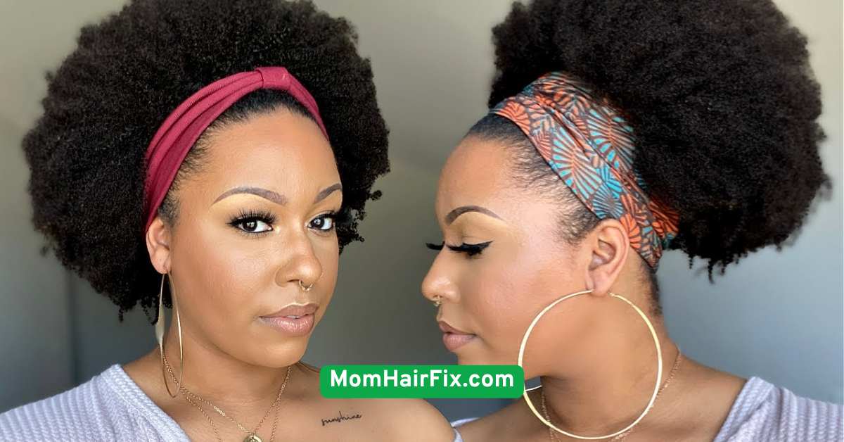 Curly Puff with Headband