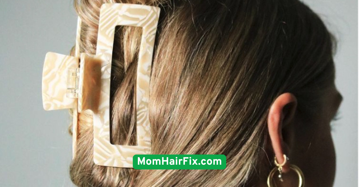 4. French Twist Claw Clip Style