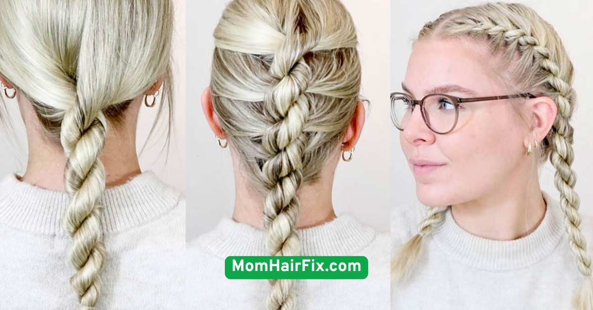 Low Braided Ponytail