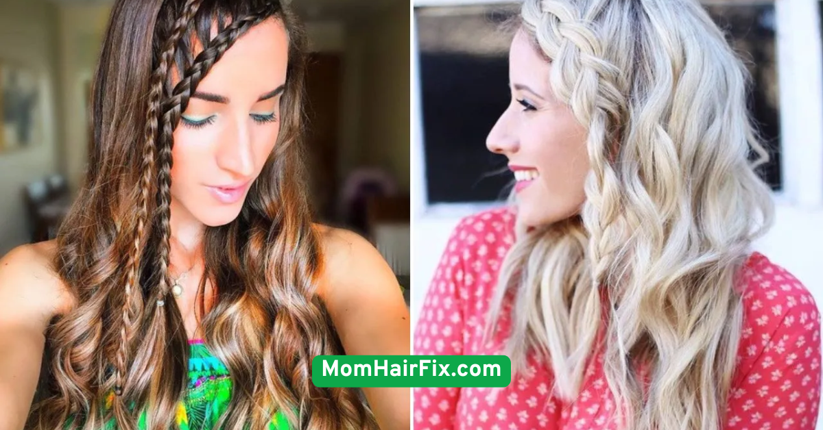 Side Braid with Bangs