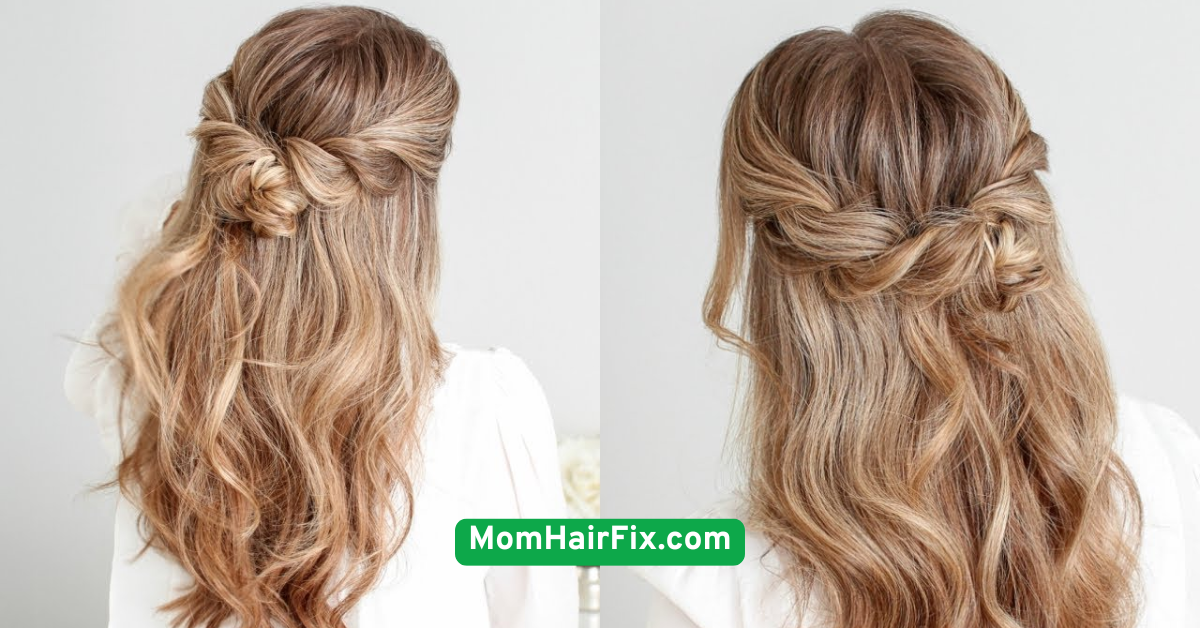 Half-Up, Half-Down Knot