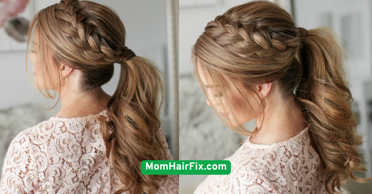 French Braid Ponytail