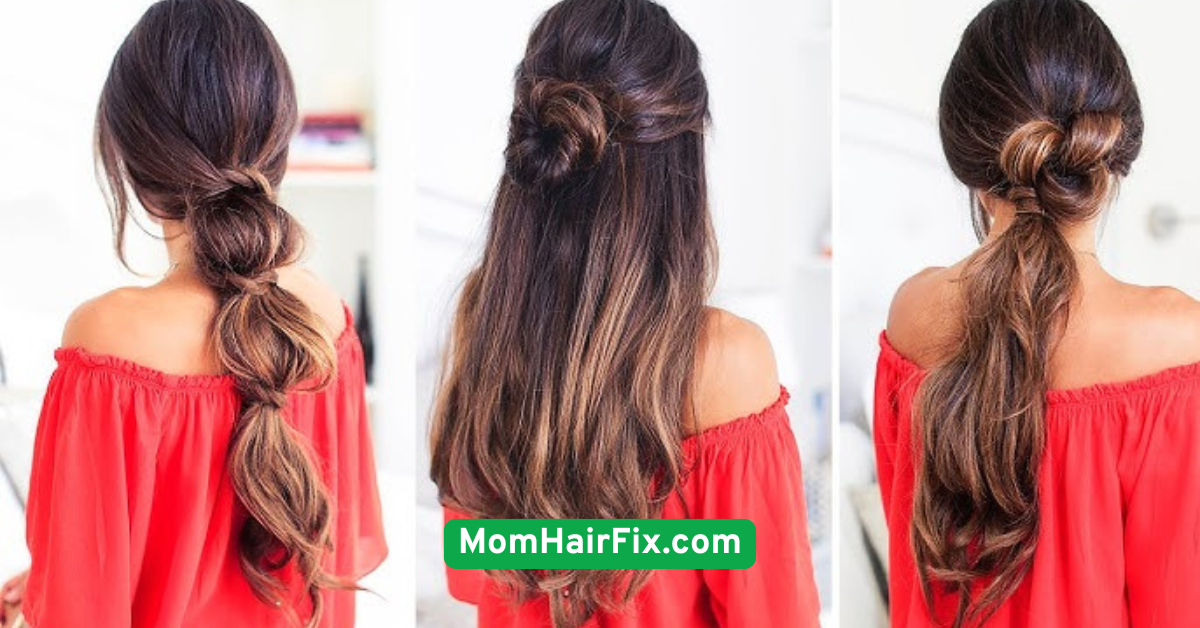 8. Lazy Day High Ponytail