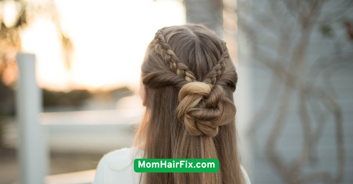 Side Braid with Low Bun Combo