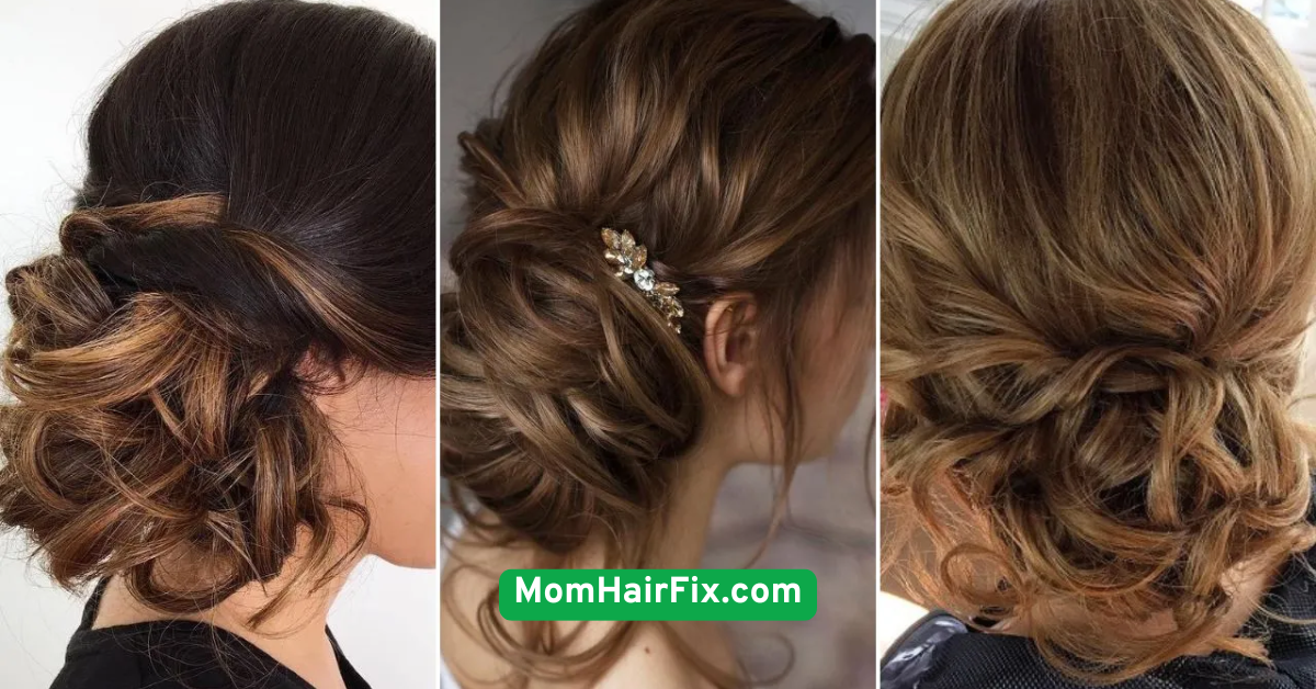 Side Swept Low Bun