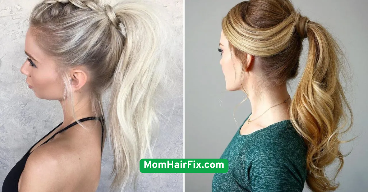  The Simple Hair Wrap Ponytail