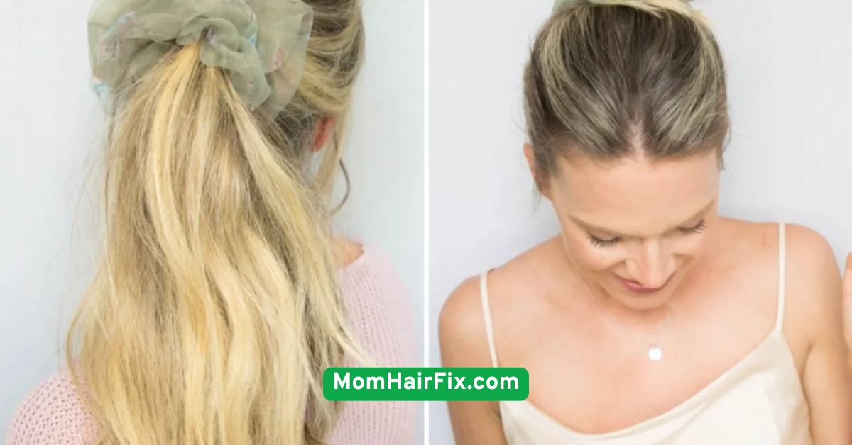 Sleek High Bun with a Scrunchie Flair