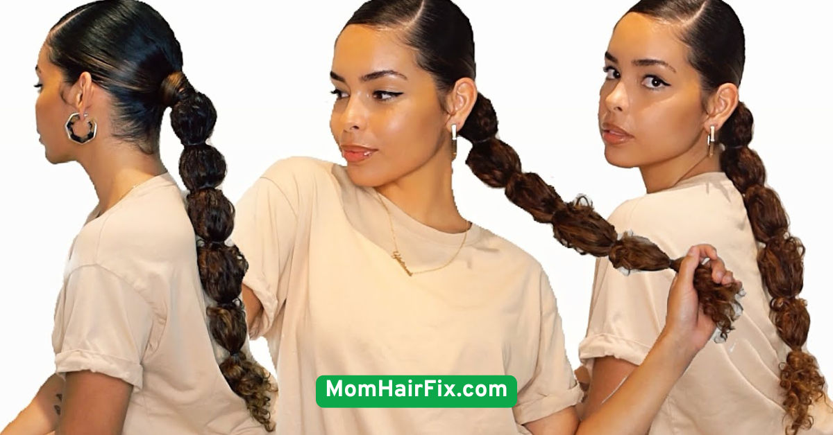 Low Bubble Ponytail