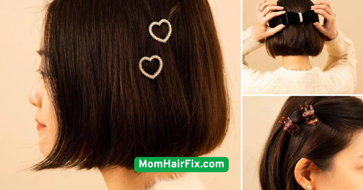 9. Short Hair with Statement Clip
