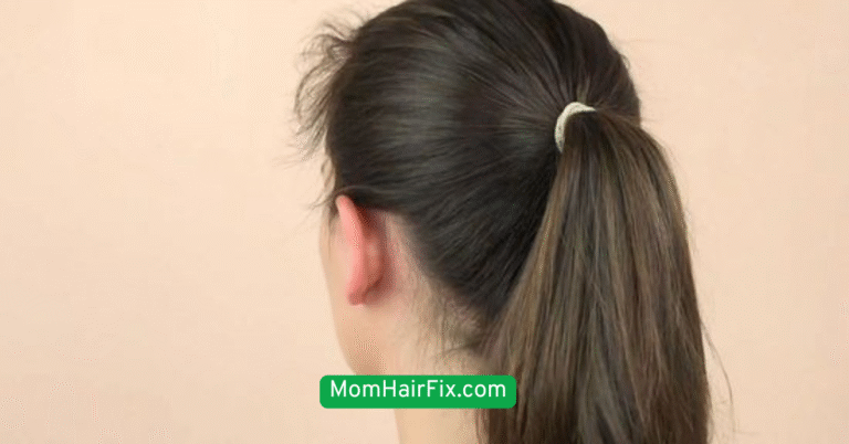 Messy Bun with a Twist