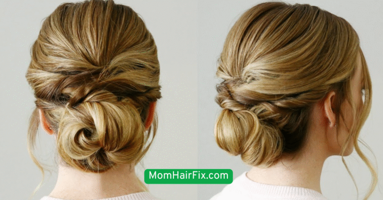 The Messy Bun with a Twist