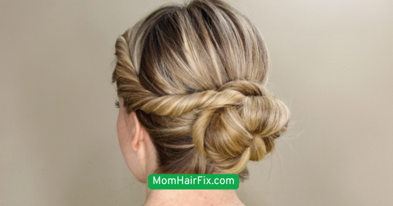 The Messy Bun with a Twist