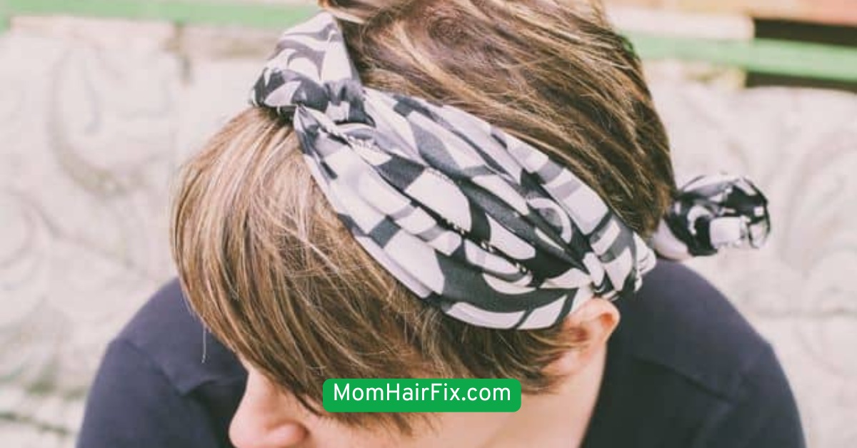  Short Hair Scarf Tie