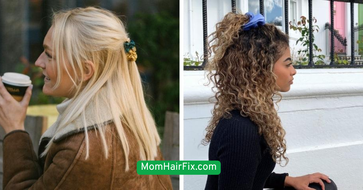 High Ponytail with a Scrunchie