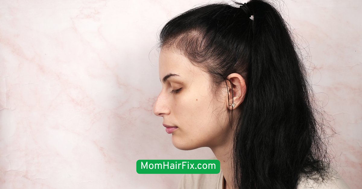 Loose Curly Ponytail