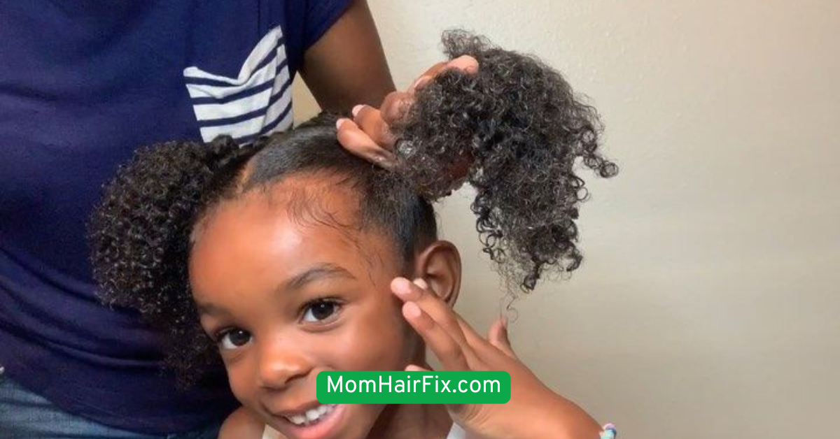 Curly Puff with Bow
