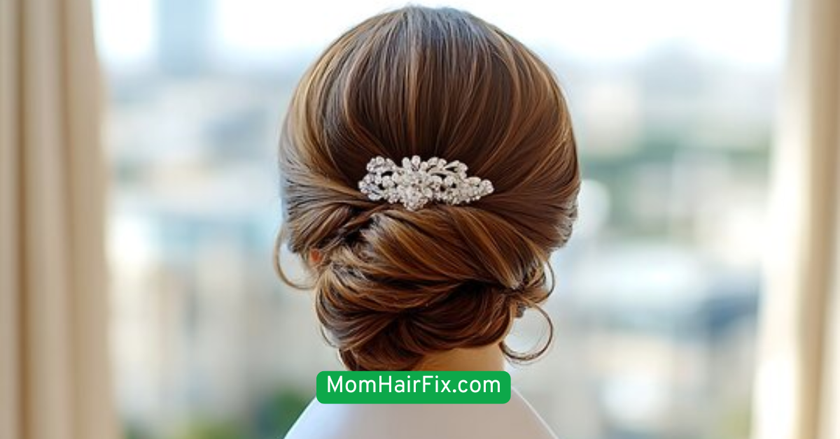 Low Bun with Clips