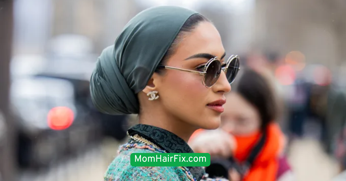 Rolled Headscarf Bun