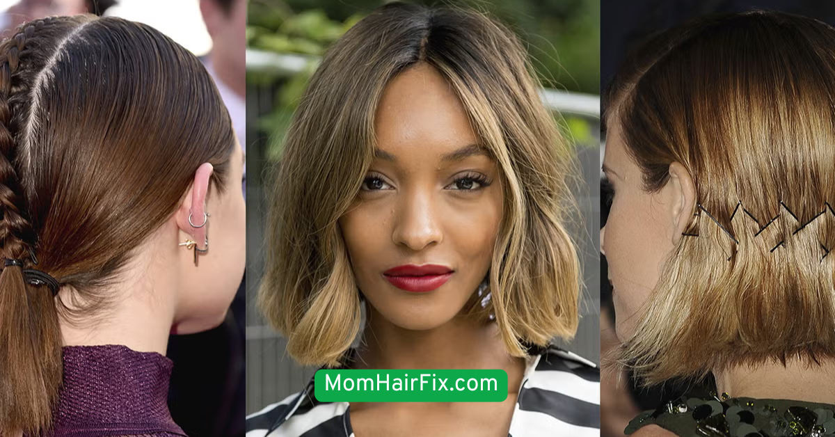  Short Hair Finger Comb Style
