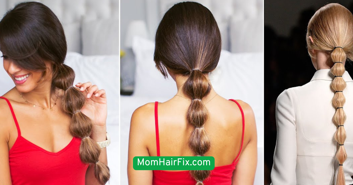Low Bubble Ponytail