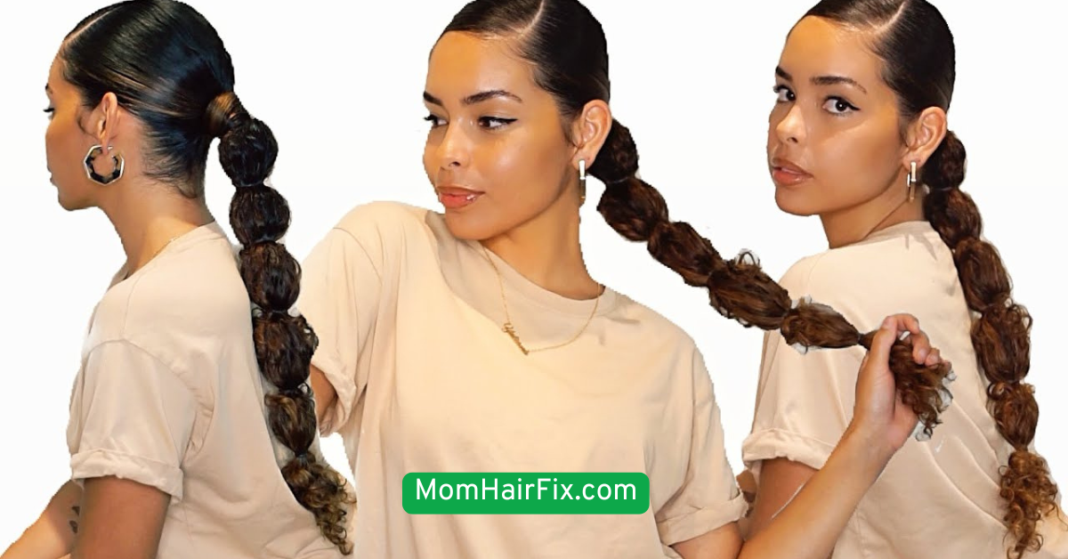 Low Bubble Ponytail