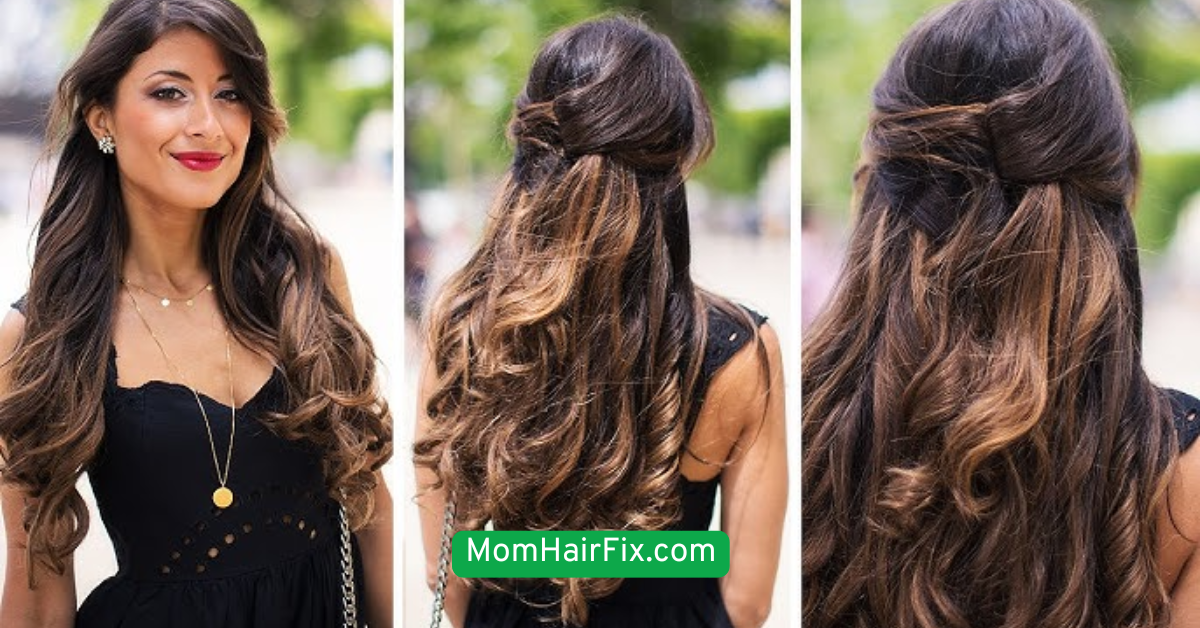  Twist & Pin Half-Up