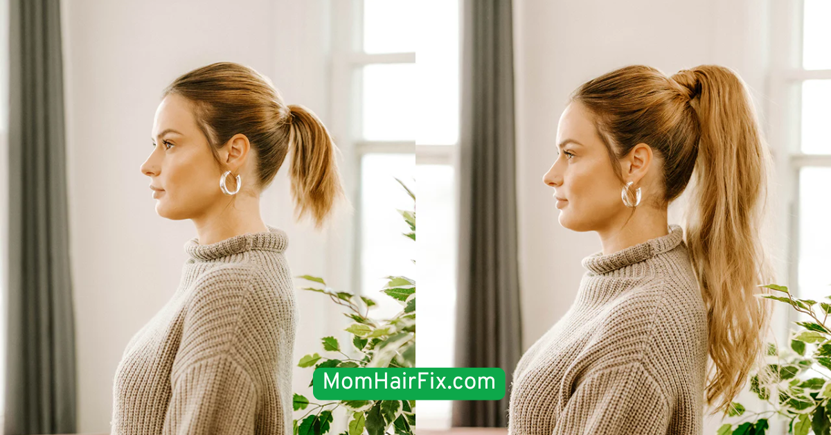  High Ponytail with Volume