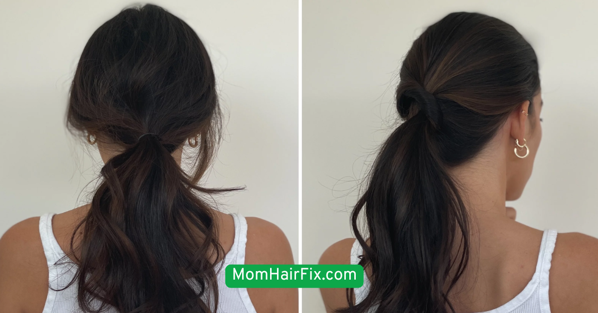  Low Ponytail with a Twist