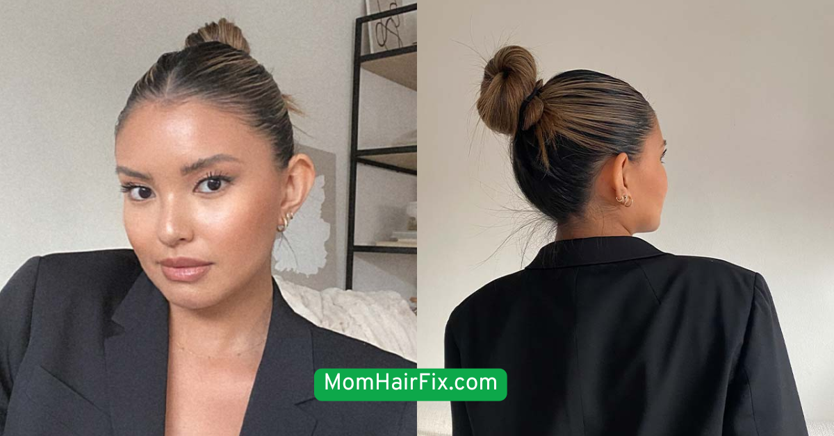  Low Sleek Bun