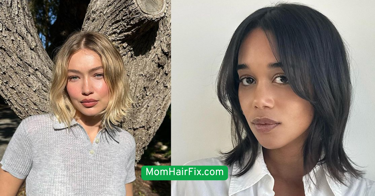  Sleek Side Part Bob