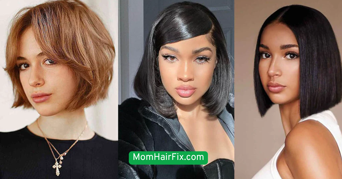  Sleek Side-Parted Bob