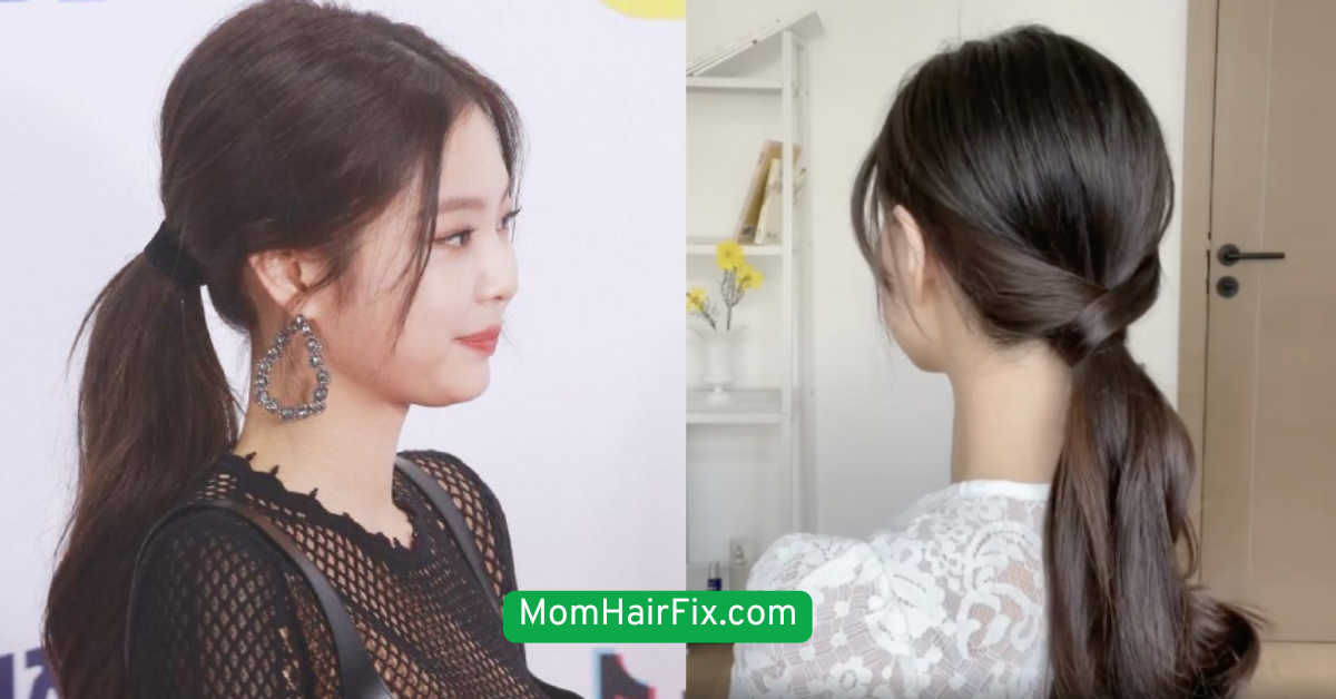 The Sleek Low Ponytail