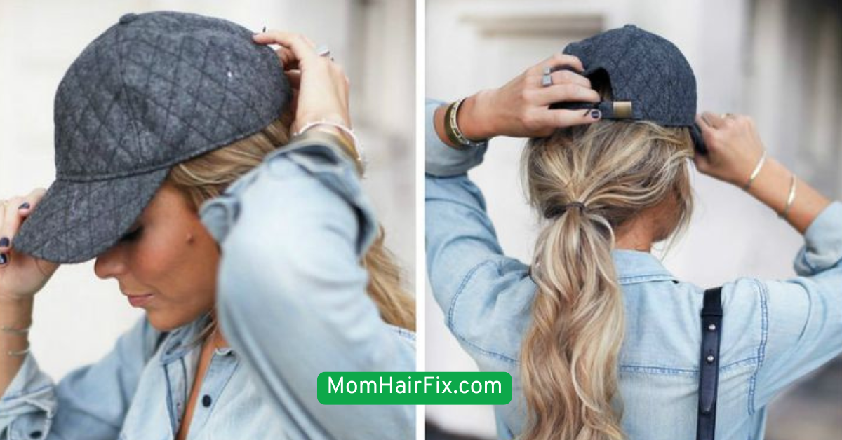  Lazy Day Baseball Cap Hair
